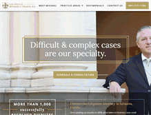 Tablet Screenshot of mfrancelaw.com